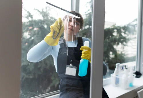Nettoyage de vitres intérieures et extérieures à Coudray